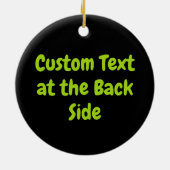 Groen is HEET Keramisch Ornament (Achterkant)