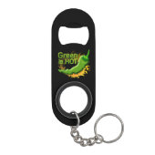 Groen is HEET Mini Flessenopener (Achterkant)