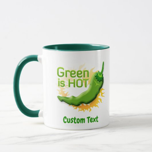Groen is HEET Mok (Links)