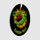 Groen is HEET Ornament (voorkant)