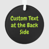 Groen is HEET Ornament (achterkant)