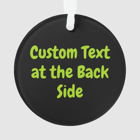 Groen is HEET Ornament (achterkant)