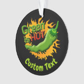 Groen is HEET Ornament (voorkant)