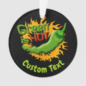 Groen is HEET Ornament (voorkant)