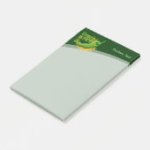 Groen is HEET Post-it® Notes (Schuin)