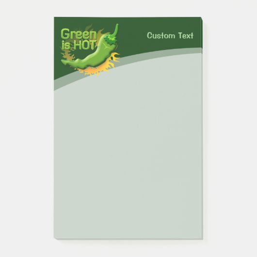 Groen is HEET Post-it® Notes (Voorkant)