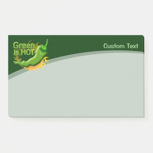 Groen is HEET Post-it® Notes (Voorkant)