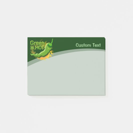Groen is HEET Post-it® Notes (Voorkant)