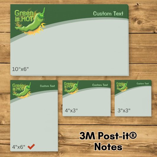 Groen is HEET Post-it® Notes