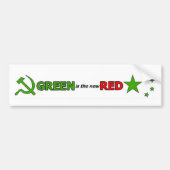 Groen is het nieuwe Rode Bumpersticker (Voorkant)