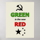 Groen is het nieuwe Rode poster (Voorkant)