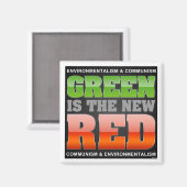 Groen is het nieuwe rood magneet (Voorkant / Achterkant)