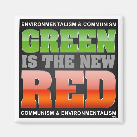 Groen is het nieuwe rood magneet (Voorkant)