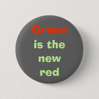 Groen, is het nieuwe rood ronde button 5,7 cm