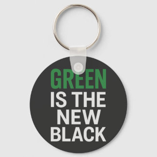 GROEN IS HET NIEUWE ZWART SLEUTELHANGER