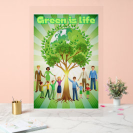 Groen is het Poster van het leven