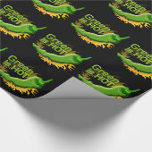 Groen is HOT Cadeaupapier (Hoek)
