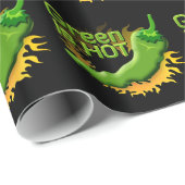 Groen is HOT Cadeaupapier (Rol Hoek)