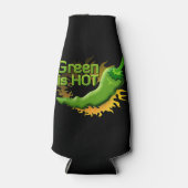 Groen is HOT Flesjeskoeler (Voorkant)