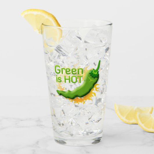 Groen is HOT Glas (Voorkant ijs)