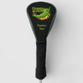 Groen is HOT Golfheadcover (Voorkant)