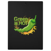 Groen is HOT Klembord (Achterkant)