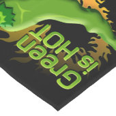 Groen is HOT Korte Tafelloper (Hoek)