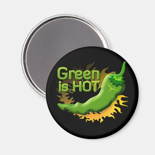 Groen is HOT Magneet (Voorkant / Achterkant)