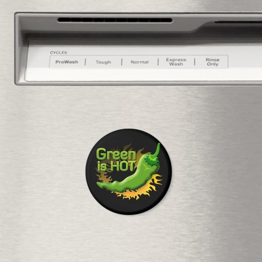 Groen is HOT Magneet (Insitu (Vaatwasser))