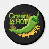 Groen is HOT Magneet (Voorkant)