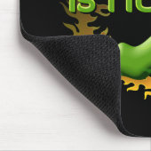 Groen is HOT Muismat (Hoek)