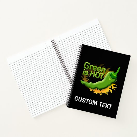 Groen is HOT Notitieboek (Binnen)