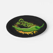 Groen is HOT Papieren Bordje (Gekanteld)