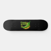 Groen is HOT Persoonlijk Skateboard (Horizontaal)