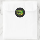 Groen is HOT Ronde Sticker (Tas)