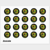 Groen is HOT Ronde Sticker (Vel)