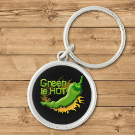 Groen is HOT Sleutelhanger