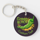 Groen is HOT-Sleutelhanger Sleutelhanger (Voorkant)