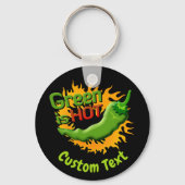 Groen is HOT-Sleutelhanger Sleutelhanger (Voorkant)
