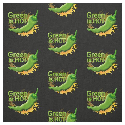 Groen is HOT Stof (Swatch)