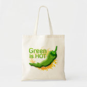 Groen is HOT Tote Bag (Voorkant)