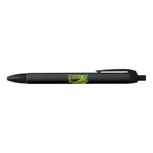 Groen is HOT Zwarte Inkt Pen (Bovenkant)