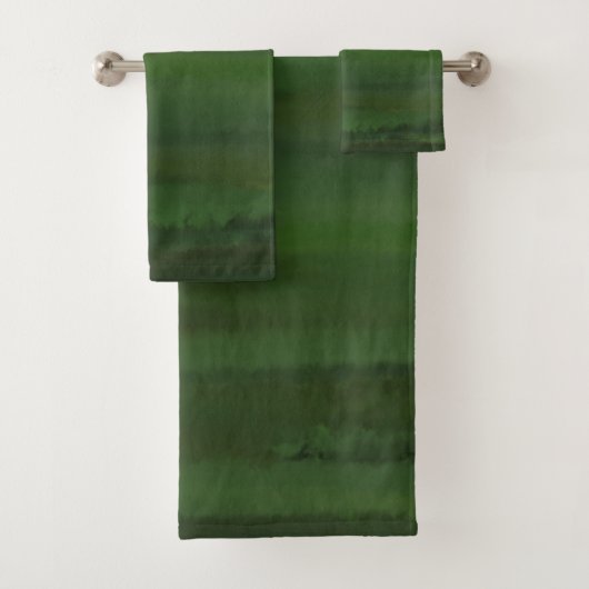 Groen Is Mijn Favoriete Kleur Bad Handdoek Set (Insitu)