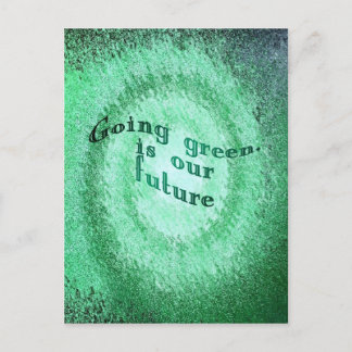 Groen, is onze toekomst, postkaart