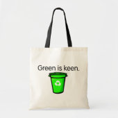 Groen is scherp. tote bag (Voorkant)