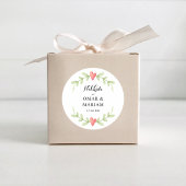 Groen Islamitische Nikkah Wedding Favoriet Ronde Sticker