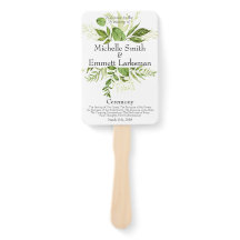 Groen Ivy Rustiek Elegant Eenvoudig Trouwprogramma