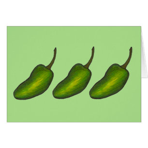 Groen Jalapeno Hot Spicy Peppers Vegetable