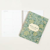 Groen Jasmin Bloemmotief 2026 Planner (Display)