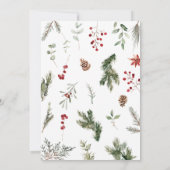 Groen Jingle en Mingle Christmas Party Kaart (Achterkant)